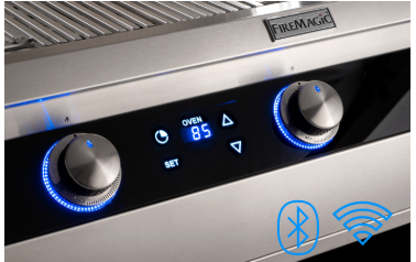 Echelon Diamond Gas Grills 34" With Magic View Window and Digital Thermometer