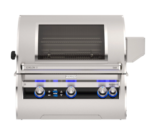 Echelon Diamond Gas Grills 34" With Magic View Window and Digital Thermometer