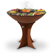 Arteflame XXL 40 inch Flat Top Grill - High Euro Base, Corten